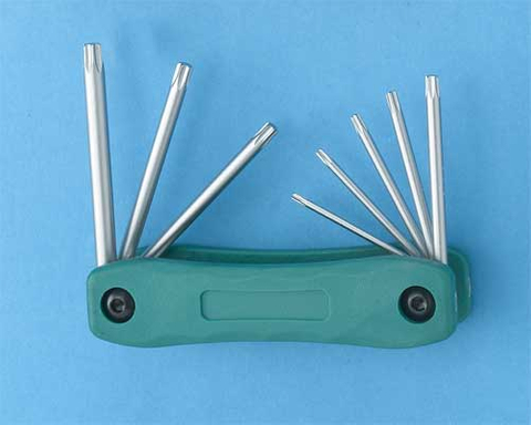 折疊式梅花扳手（Folding Torx Key Wrench Set）