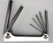 折疊式鑽孔六角扳手(FOLDING TAMPER HEX KEY WRENCH SET)