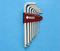 L型長球形六角扳手（Long Ball Point Hex Key Wrench Set）