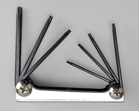 折疊式梅花扳手(FOLDING TORX KEY HEX KEY WRENCH SET)