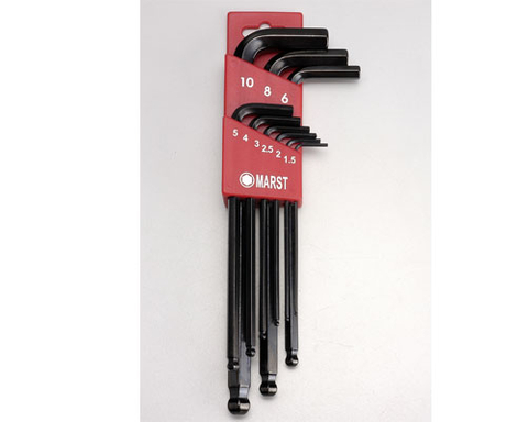 L型長球形六角扳手 L-TYPE LONG BALL POINT HEX KEY WRENCH SET